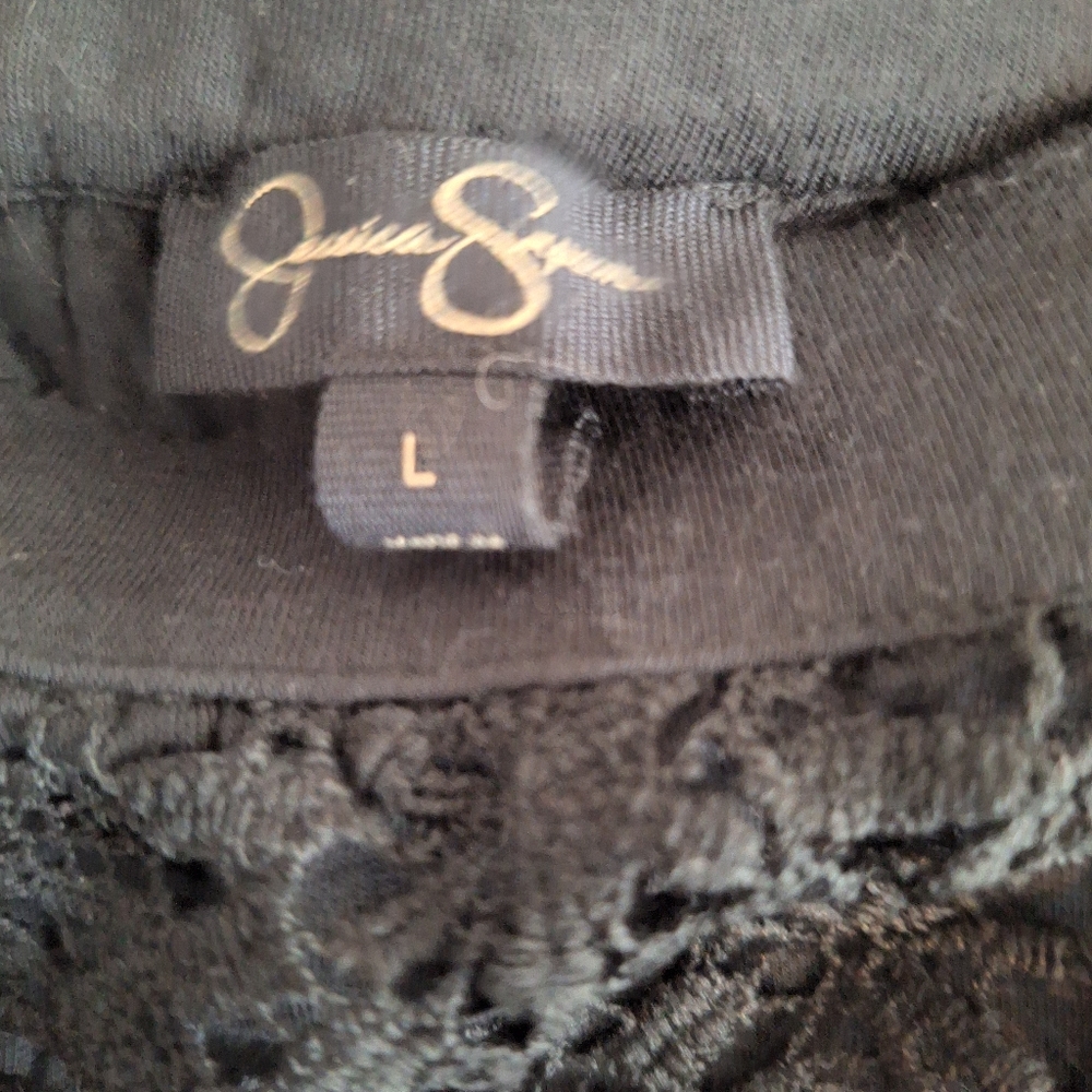 Jessica Simpson Black Lace Skirt Set
